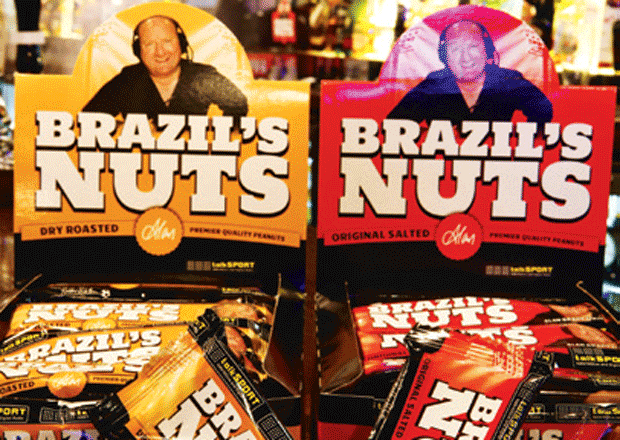 Alan Brazil's nuts to raise money for charity