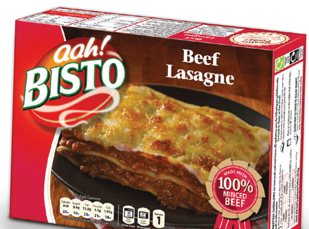 Bisto beef lasagne