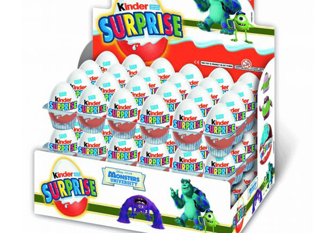 Kinder to put Disney Monsters in its eggs
