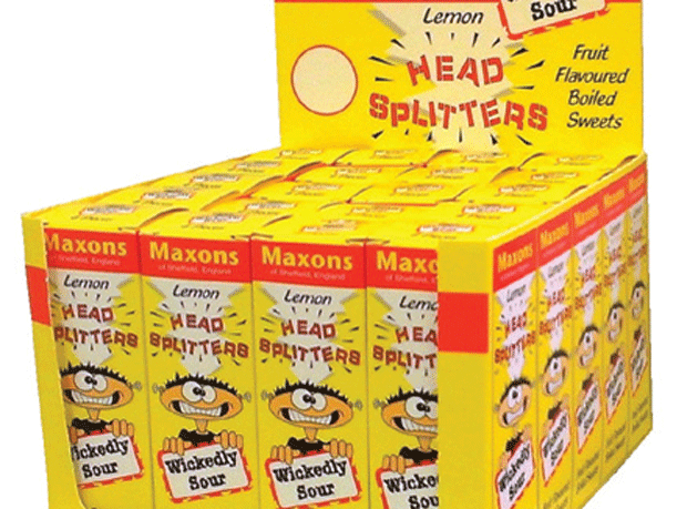 Maxons launches 'eye-watering' Head Splitters sweets