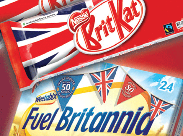 Kit Kat and Weetabix go British
