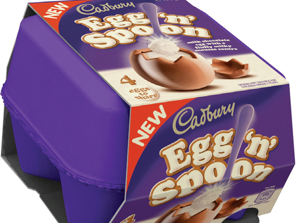 Cadbury's Egg'n'Spoon Easter gift adopts Mondelez model
