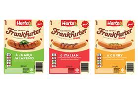 Herta UK expands Frankfurter range with three flavour-led lines