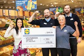 Lidl donates £110,000 to charities across the country