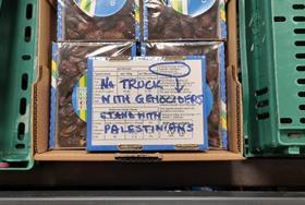 ‘No truck with genociders’: Tesco apologises after dates vandalised