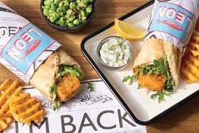 Leon brings back Fish Finger Wrap as it kicks off Icon Dishes series